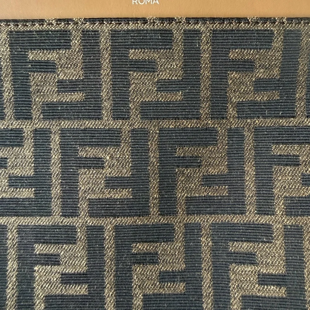 Fendi Men's Tan and Black Laptop Bag